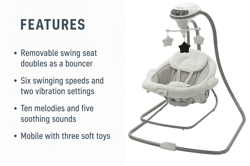 Graco DuetConnect LX Swing and Bouncer Review