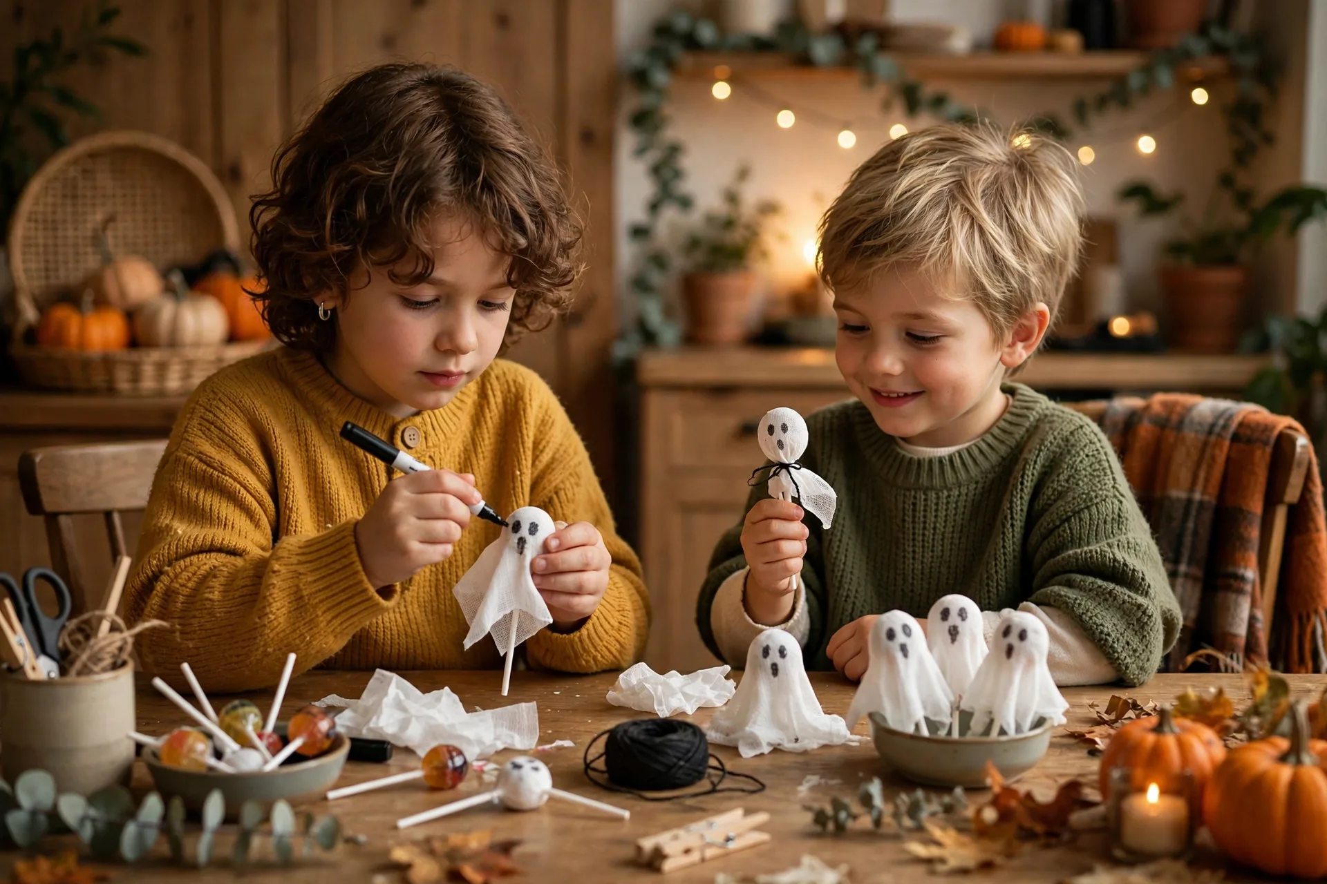 Lollipop ghosts
