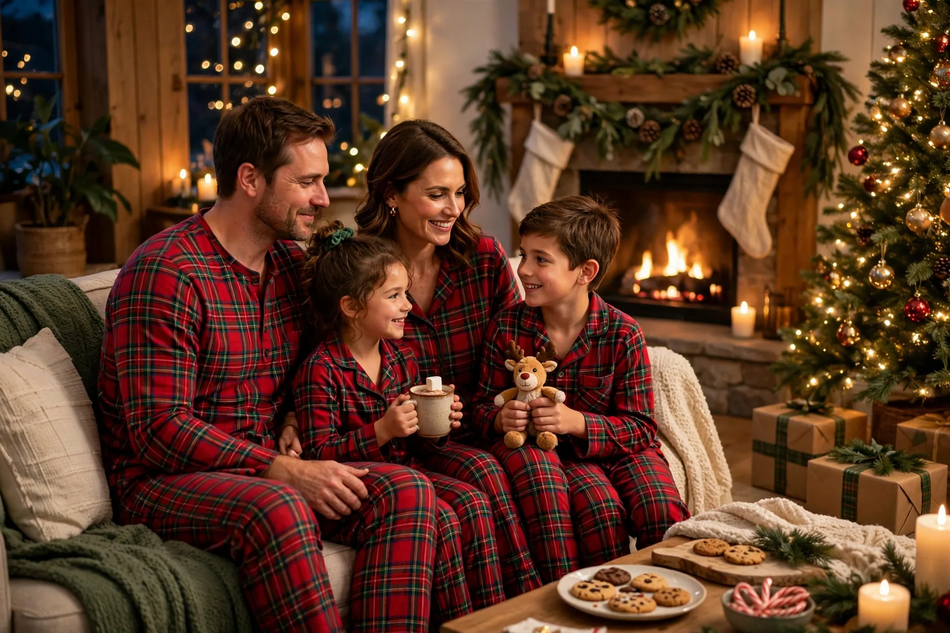 Matching pajamas photo