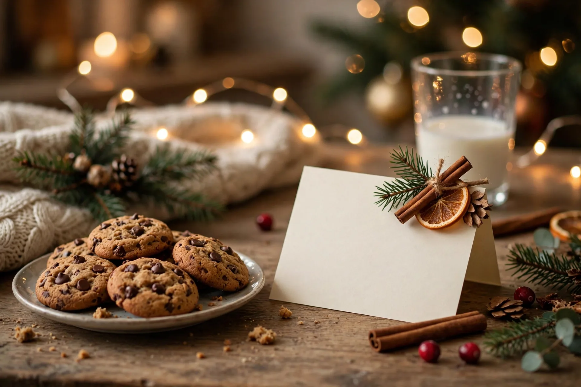 Cookies and a note for Santa