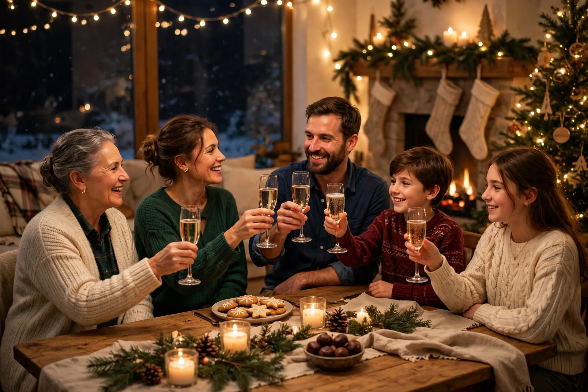 The early "midnight" toast