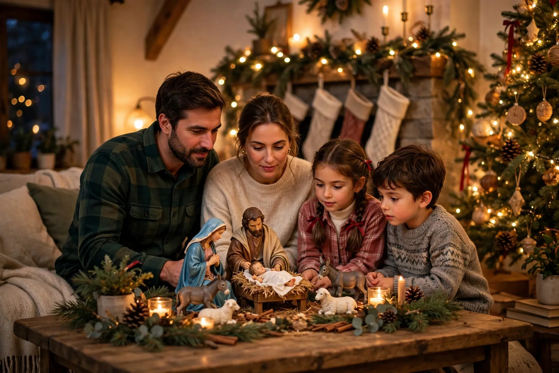 The nativity story from Luke 2