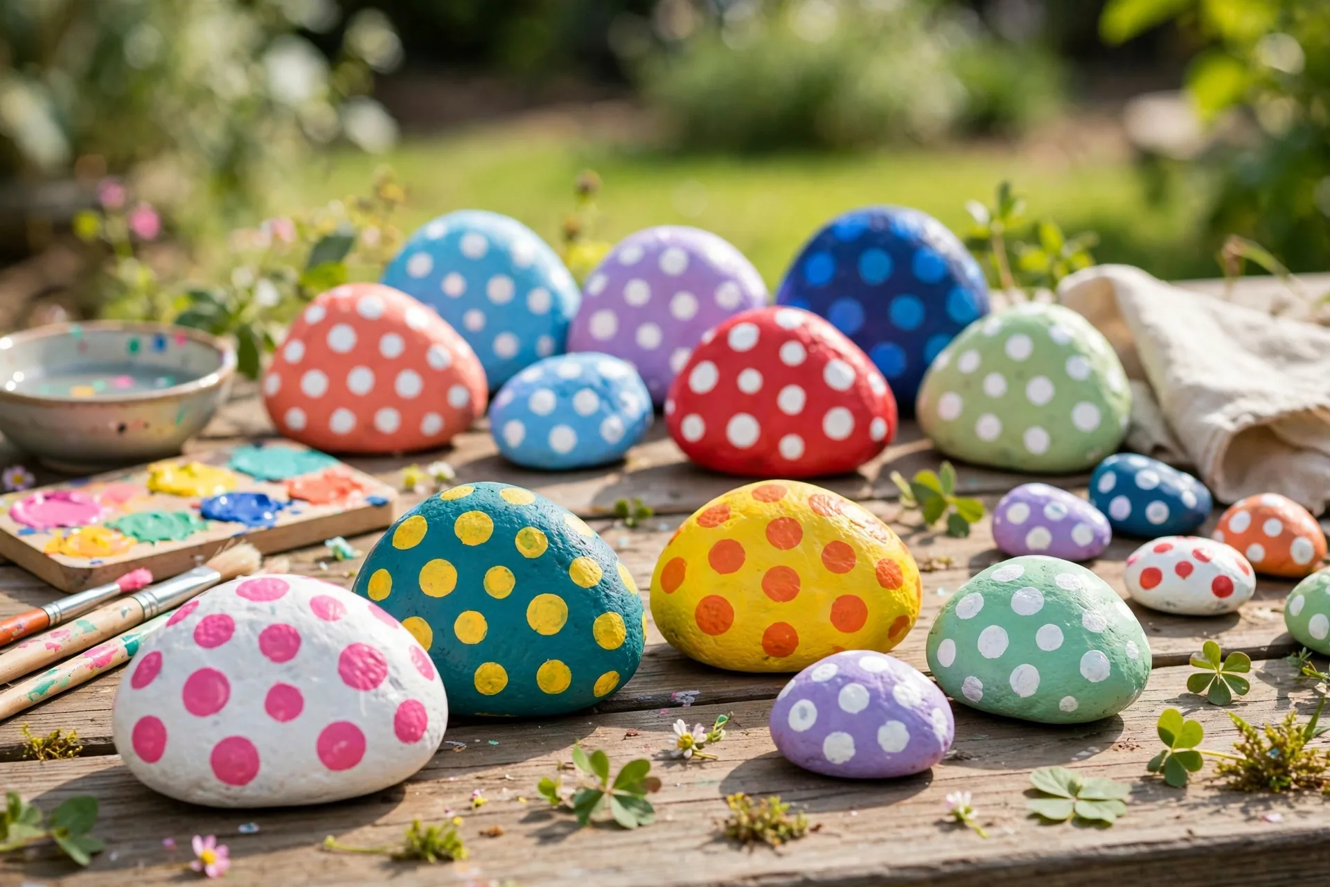 Polka dot rocks