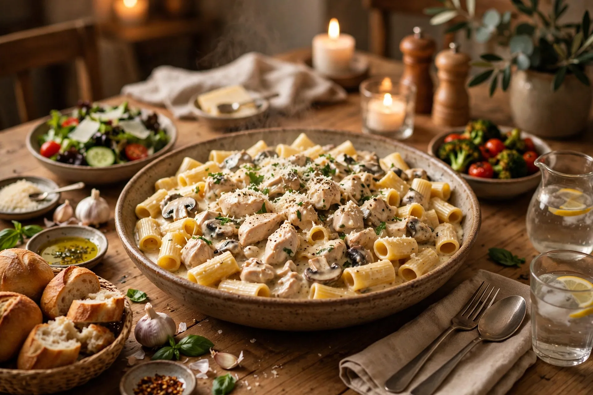Creamy chicken pasta