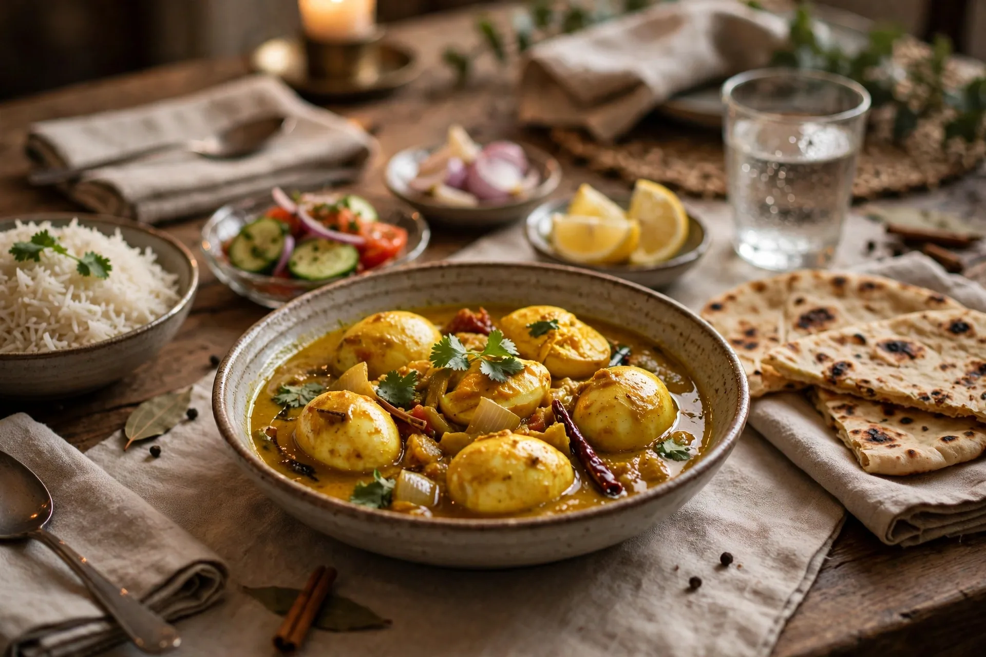Easy egg curry