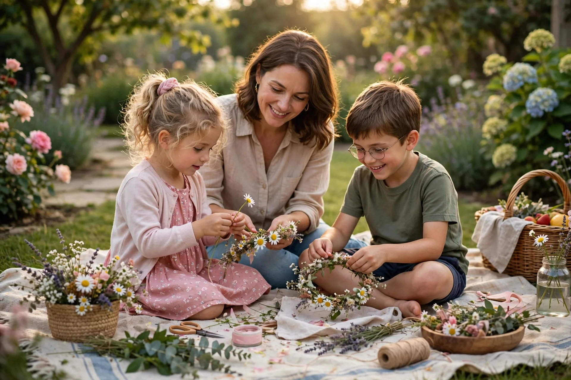 Garden time or a picnic