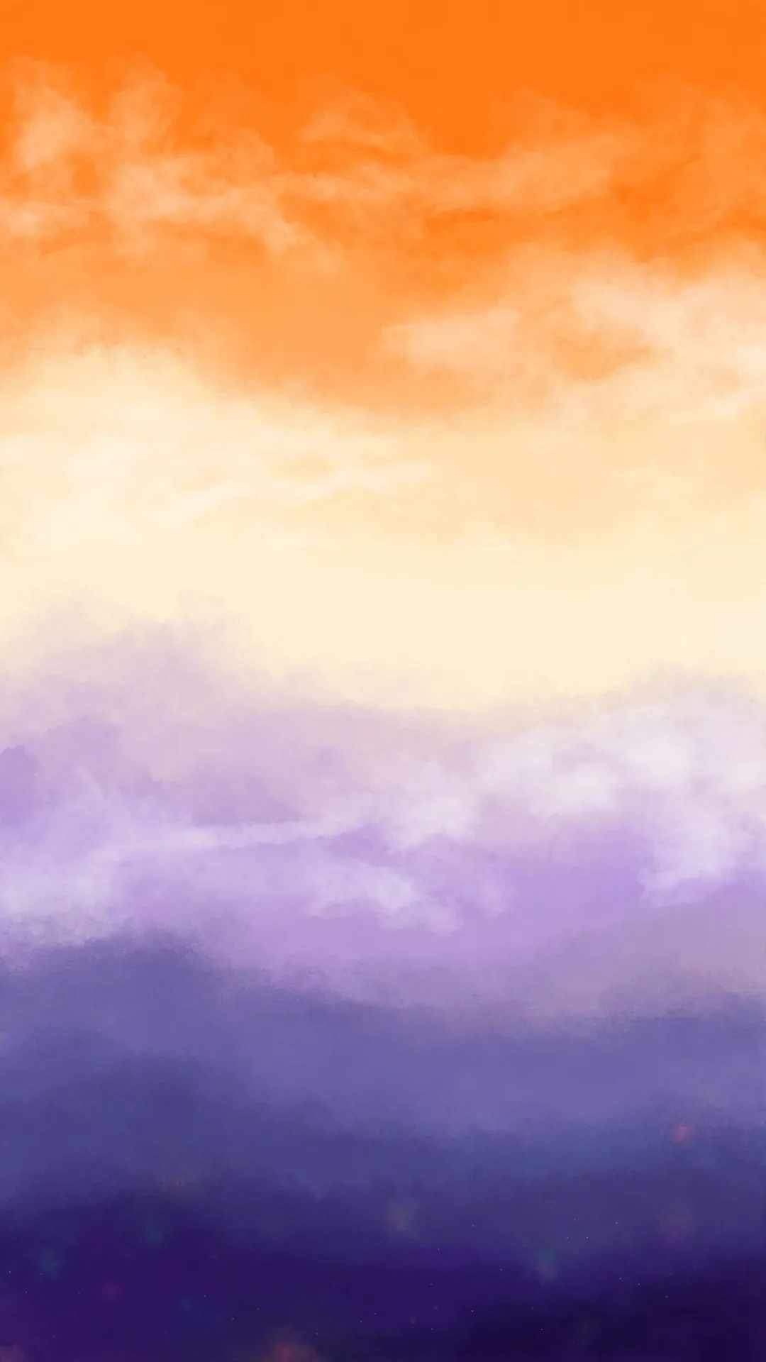 The Candy Corn Sky Halloween iPhone wallpaper