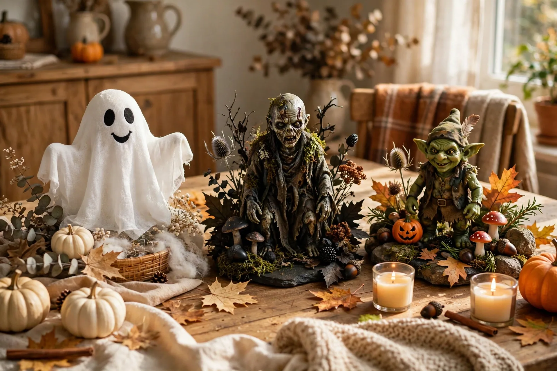Halloween words starting with G ghost ghoul and goblin