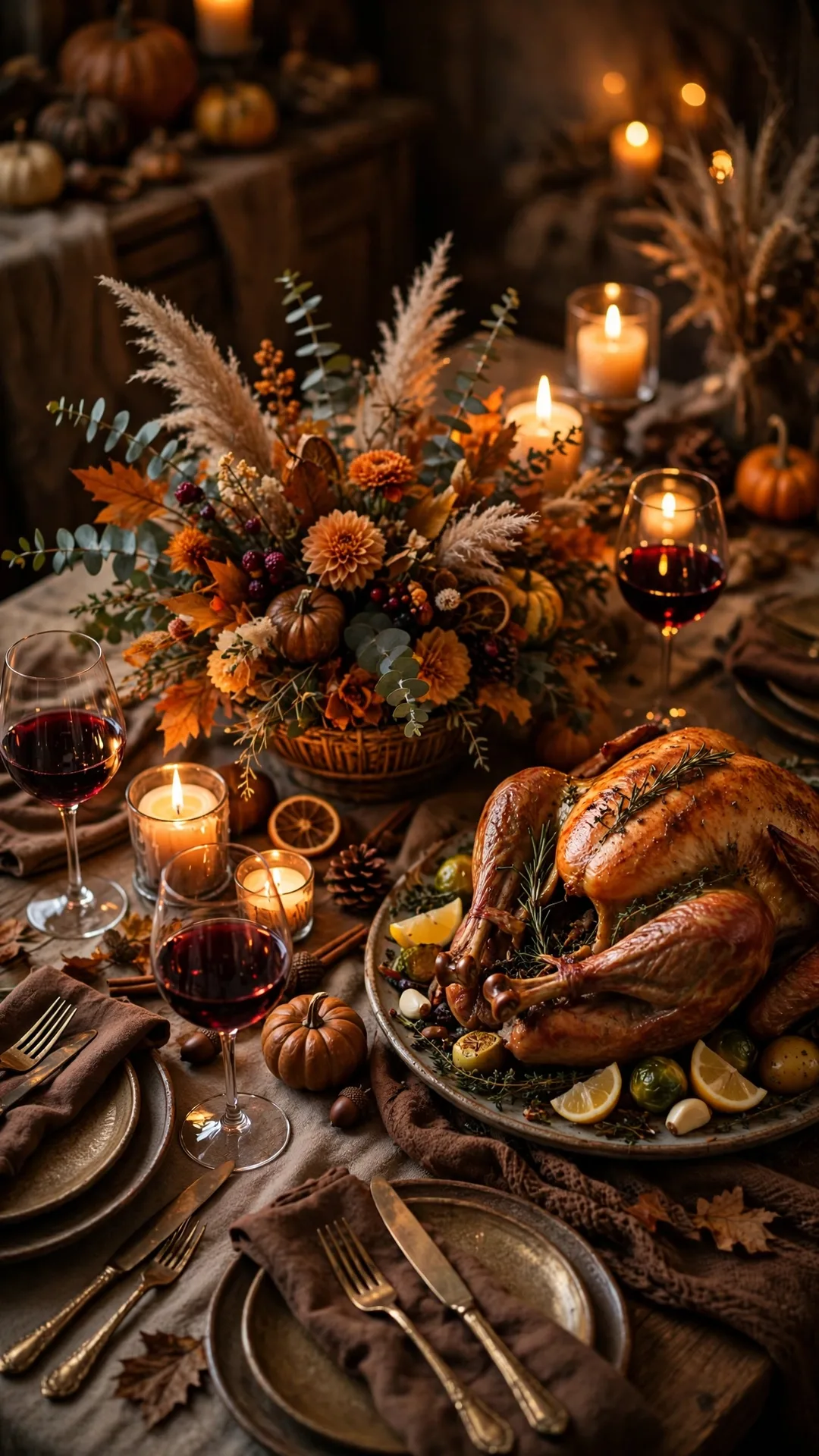 7. The Thanksgiving Table iPhone wallpaper