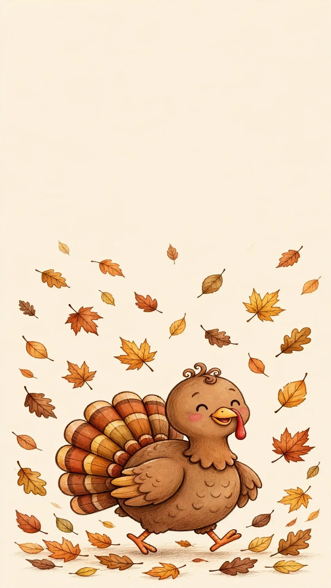 5. The Friendly Turkey iPhone wallpaper