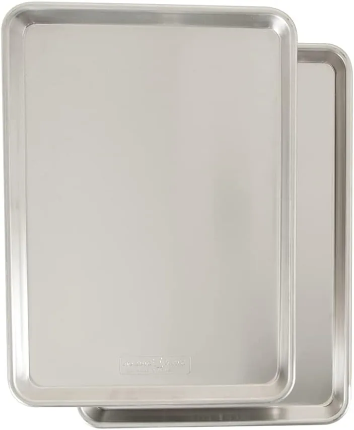 Nordic Ware Naturals aluminum half sheet pans 2 pack